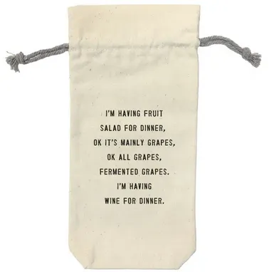 Canvas Wine Bags