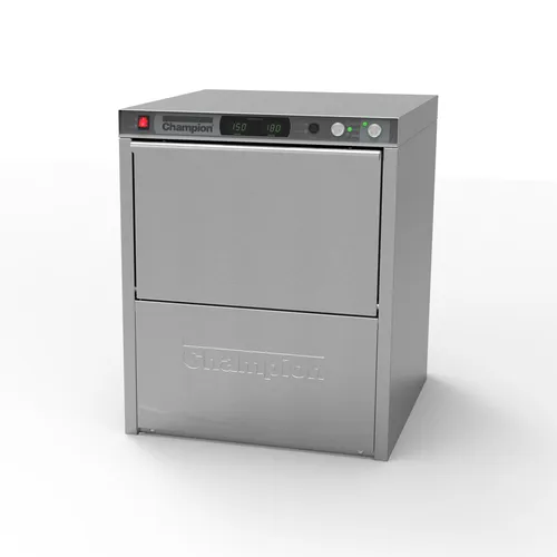 Champion Undercounter High Temp Dishwasher, 30 Racks/ Hour, ADA Compliant