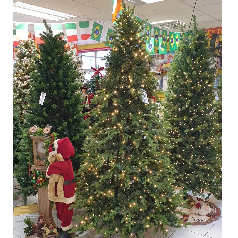 Christmas Tree - 7.5ft - Alberta Prelit With 800 Warm White LEDs
