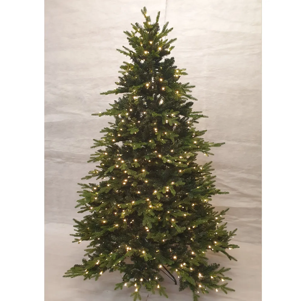 Christmas Tree - 7.5ft - Alberta Prelit With 800 Warm White LEDs