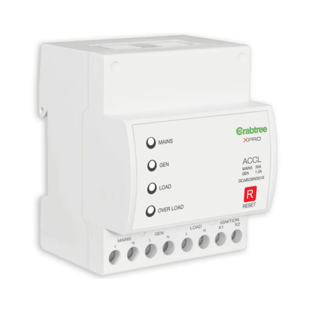 Crabtree Xpro Series Premium SPN ACCL Without Gen Start/Stop