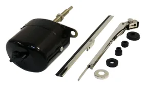 Crown Automotive Jeep Replacement 12V Wiper Motor Kit; 12 Volt Motor; Incl. Motor/Arm/Blade/Mounting Grommets;