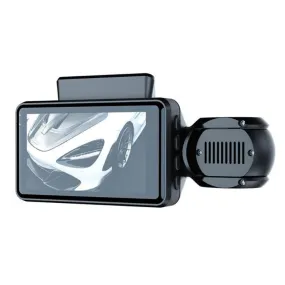 Dash Cam Front Rear Inside 3 Channel Dash Camera 3.0 Inch Ips