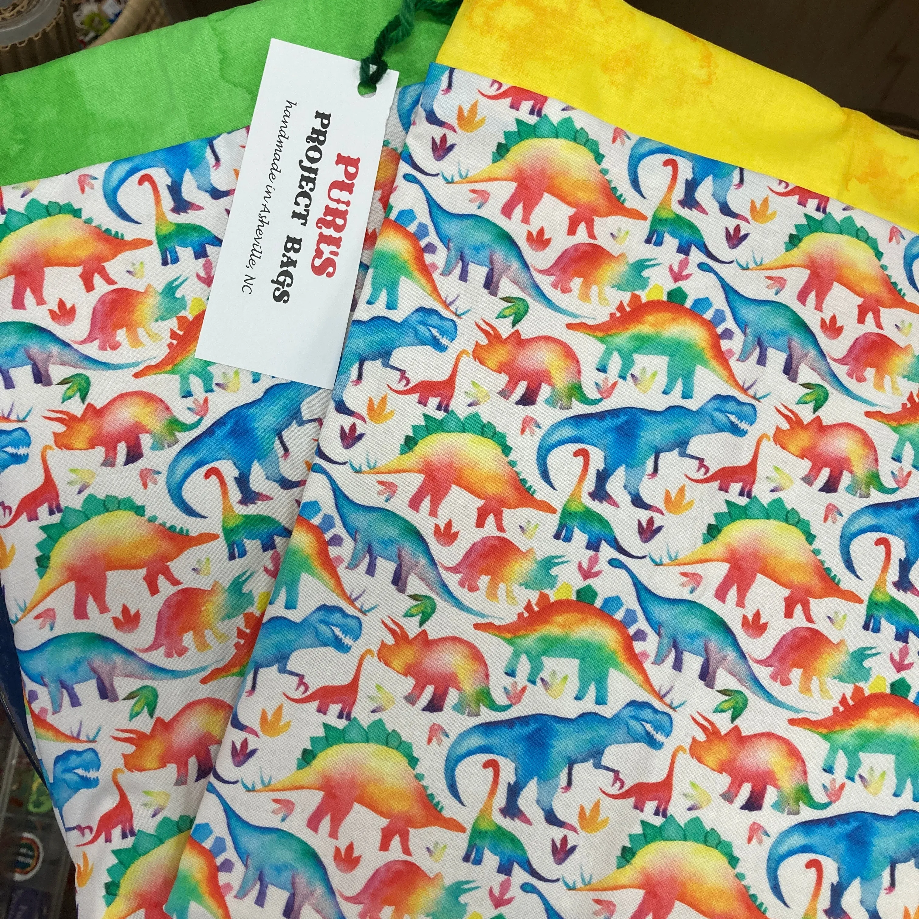 Dinos, Doggies, & More Project Bags