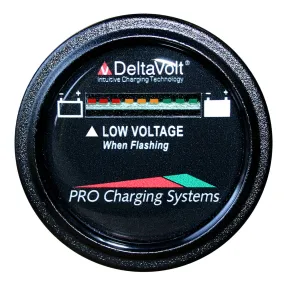 Dual Pro Battery Fuel Gauge - DeltaView Link Compatible - 64V System (8-8V Batteries) [BFGWOV64V]