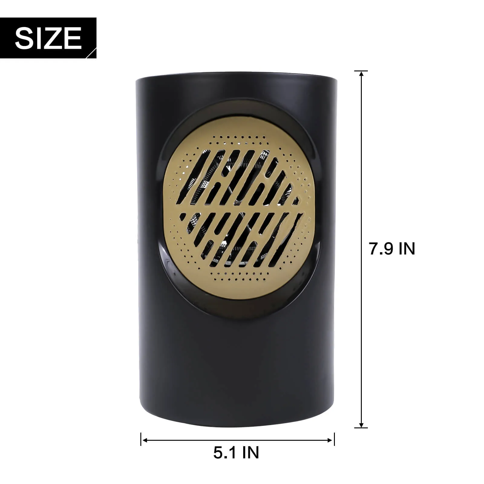 Electric Portable Space Heater with Thermostat Fast Heating