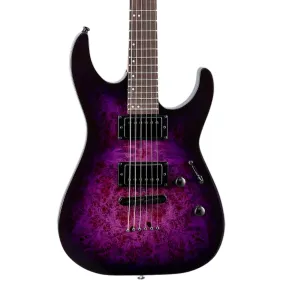 ESP LTD M-200DX NT Electric Guitar - Purple Burst