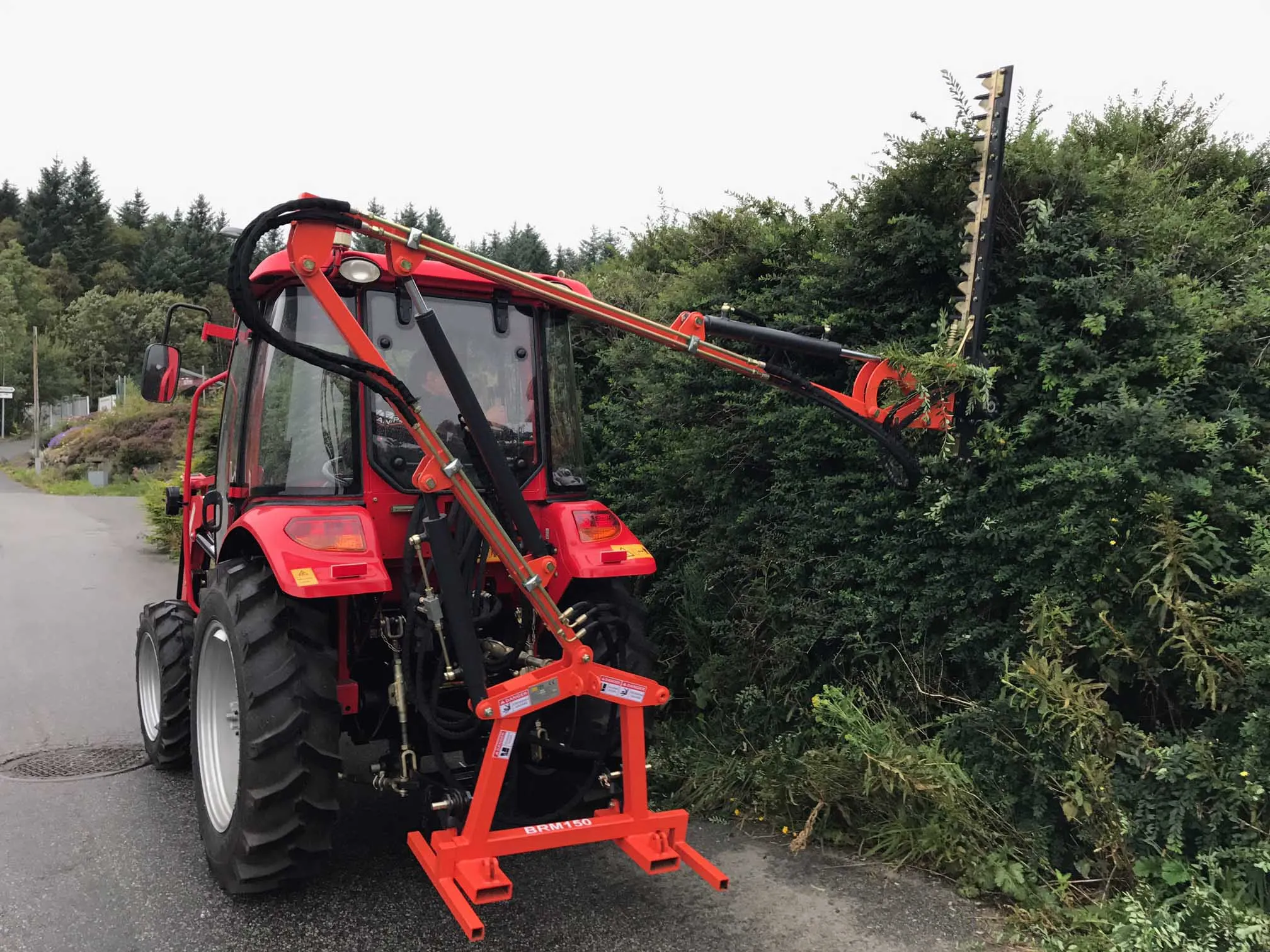 Farmer Helper Boom Sickle Hedge Cutter FH-BRM120-150-180 | 4', 5' & 6' Sickle Boom Hedge Cutter | For Tractor