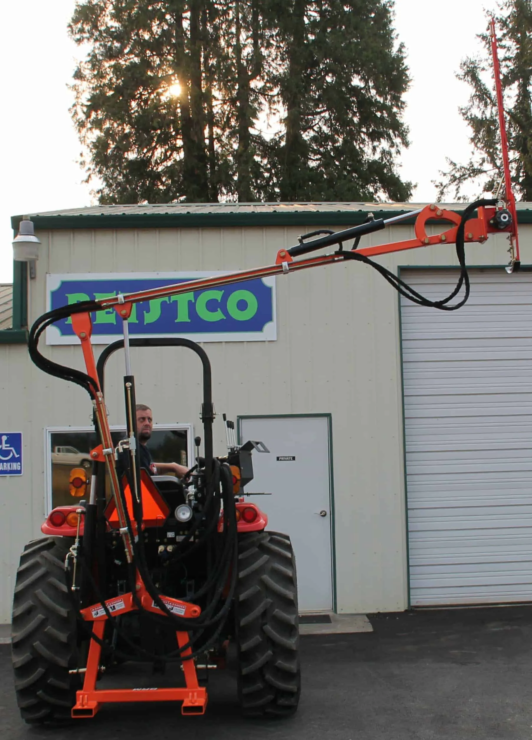Farmer Helper Boom Sickle Hedge Cutter FH-BRM120-150-180 | 4', 5' & 6' Sickle Boom Hedge Cutter | For Tractor