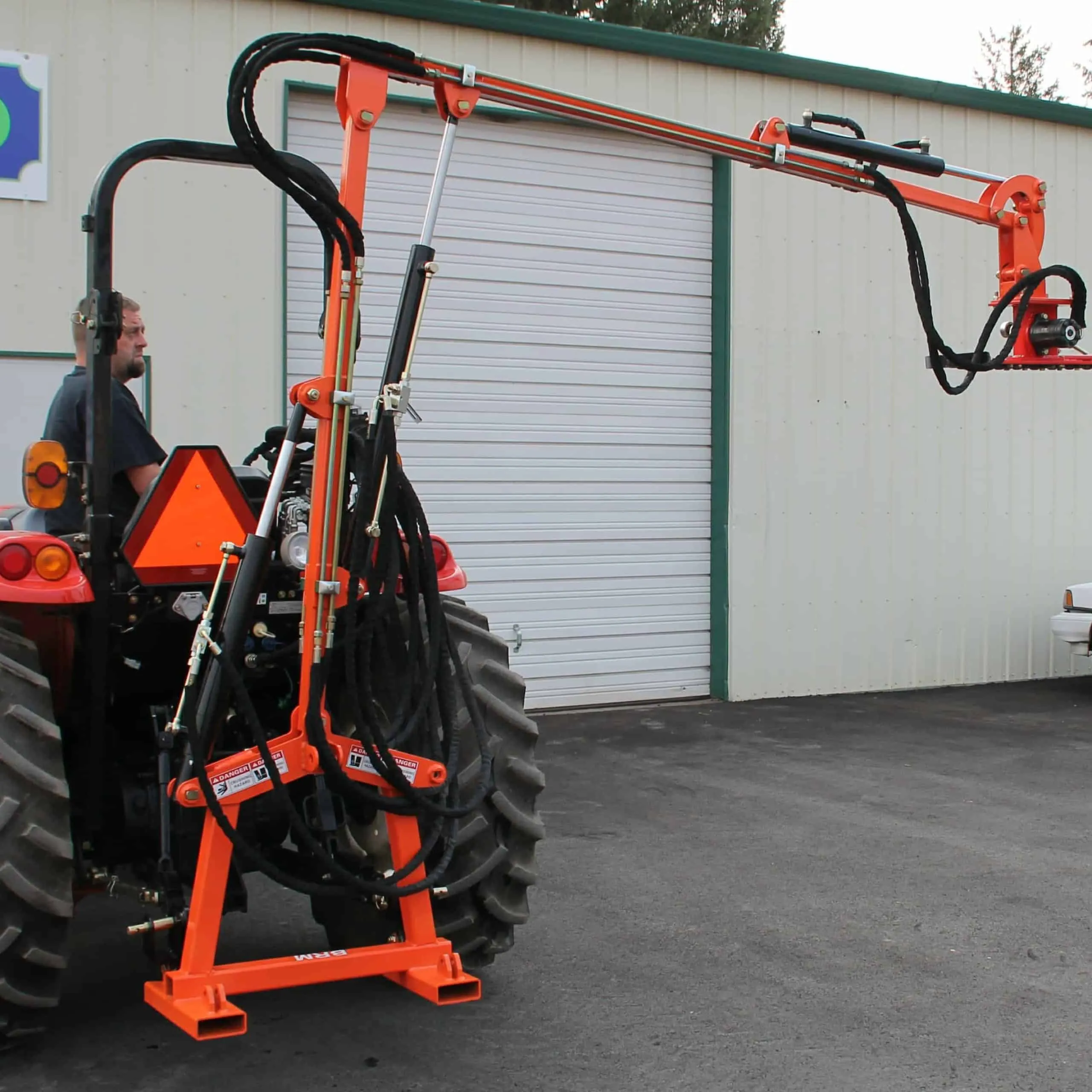 Farmer Helper Boom Sickle Hedge Cutter FH-BRM120-150-180 | 4', 5' & 6' Sickle Boom Hedge Cutter | For Tractor