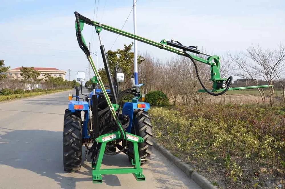 Farmer Helper Boom Sickle Hedge Cutter FH-BRM120-150-180 | 4', 5' & 6' Sickle Boom Hedge Cutter | For Tractor