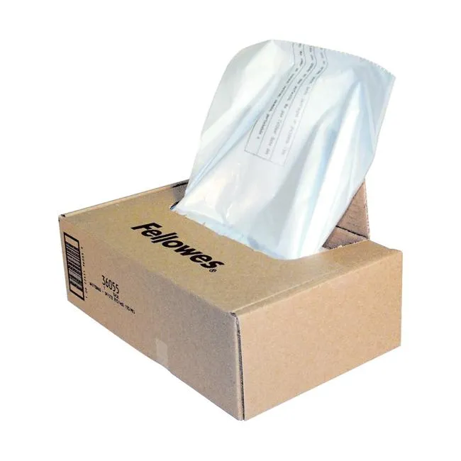 Fellowes Shredder Bags Commercial 132L Pack 50
