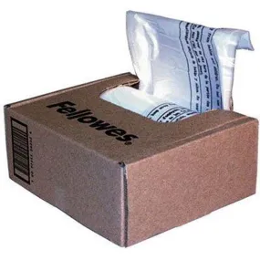 Fellowes Shredder Wastebags To Fit 90S, 99Ci And B-141C Machines Pack 100
