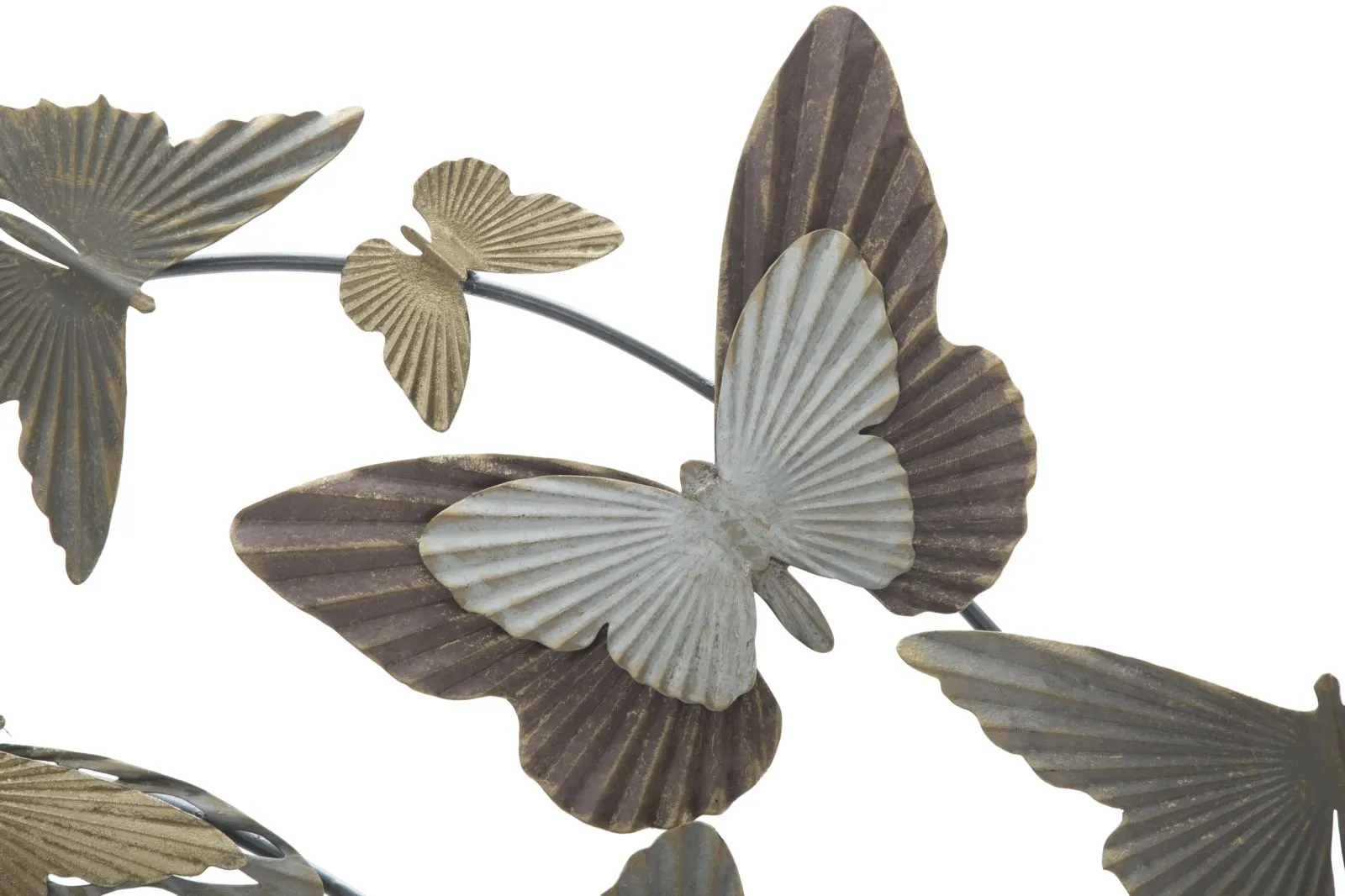 Flying Metallic Butterflies Wall Decor