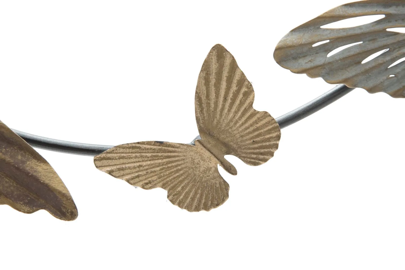 Flying Metallic Butterflies Wall Decor