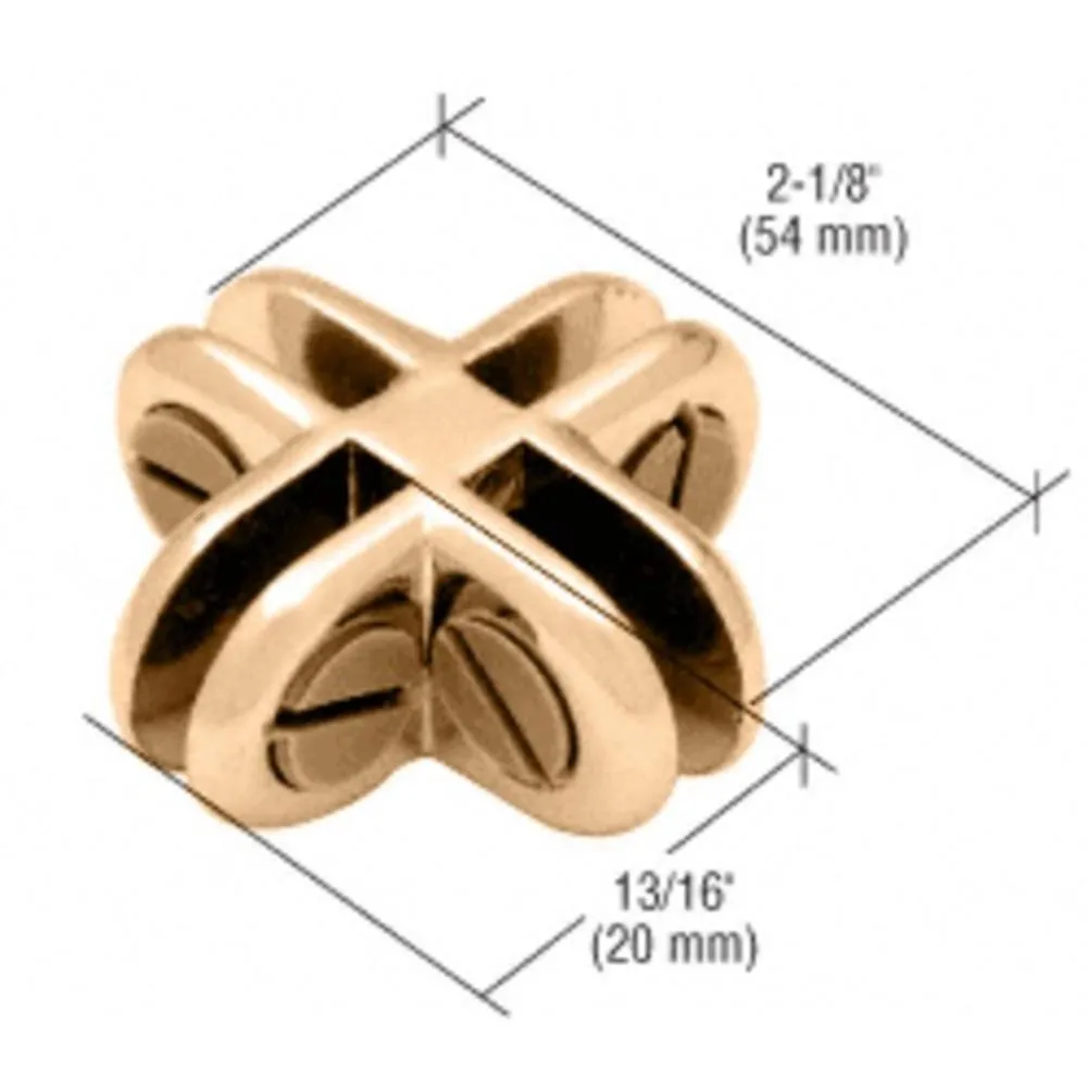 Four-Way 90 Degree Display Connector