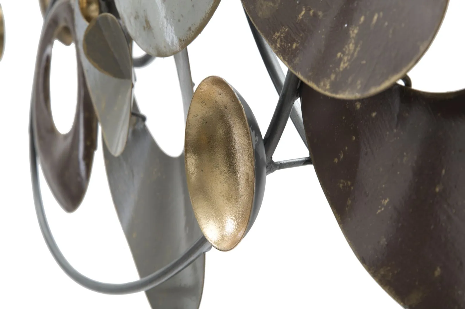 Geometric Abstract Shapes Metal Wall Decor