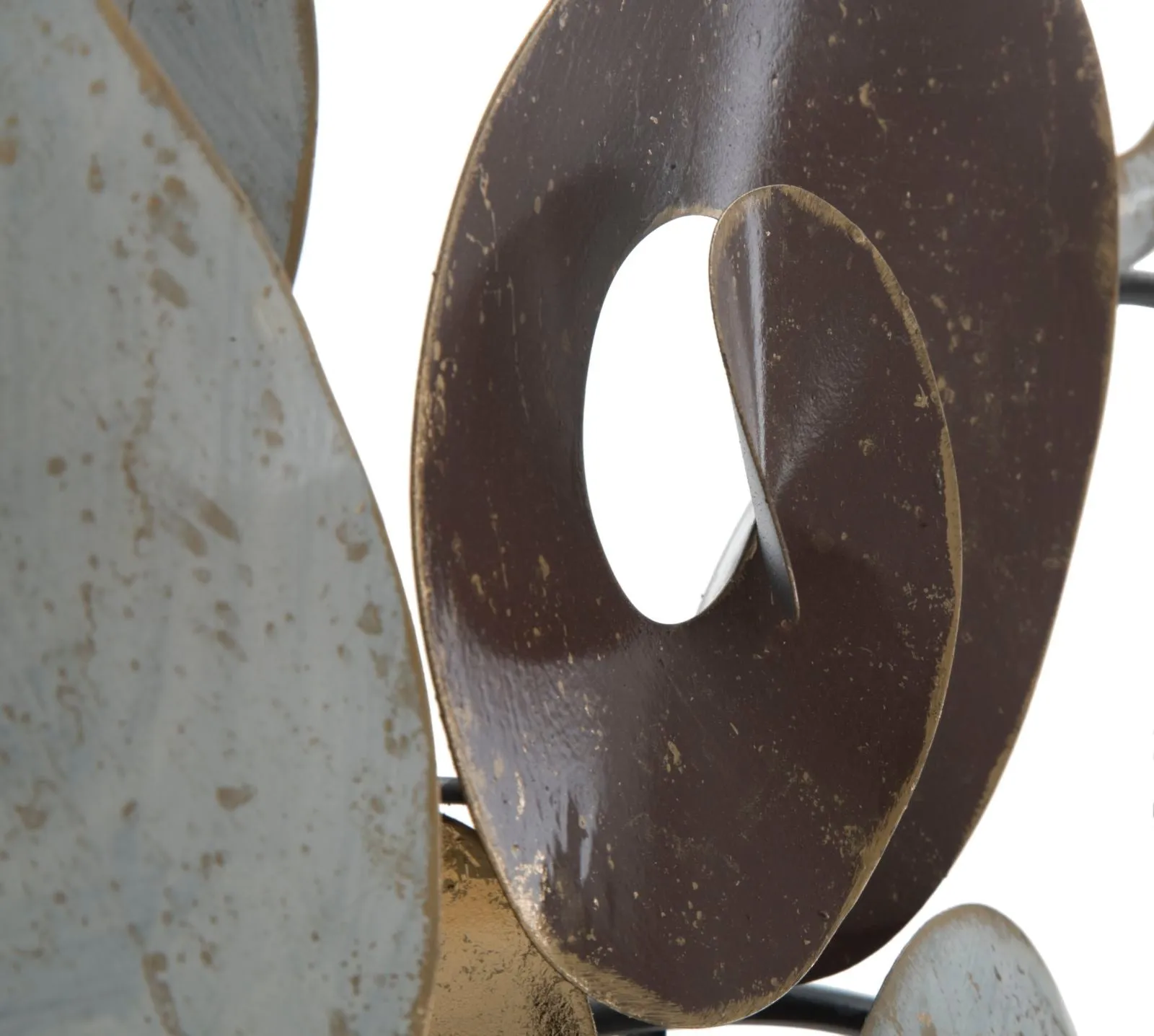 Geometric Abstract Shapes Metal Wall Decor