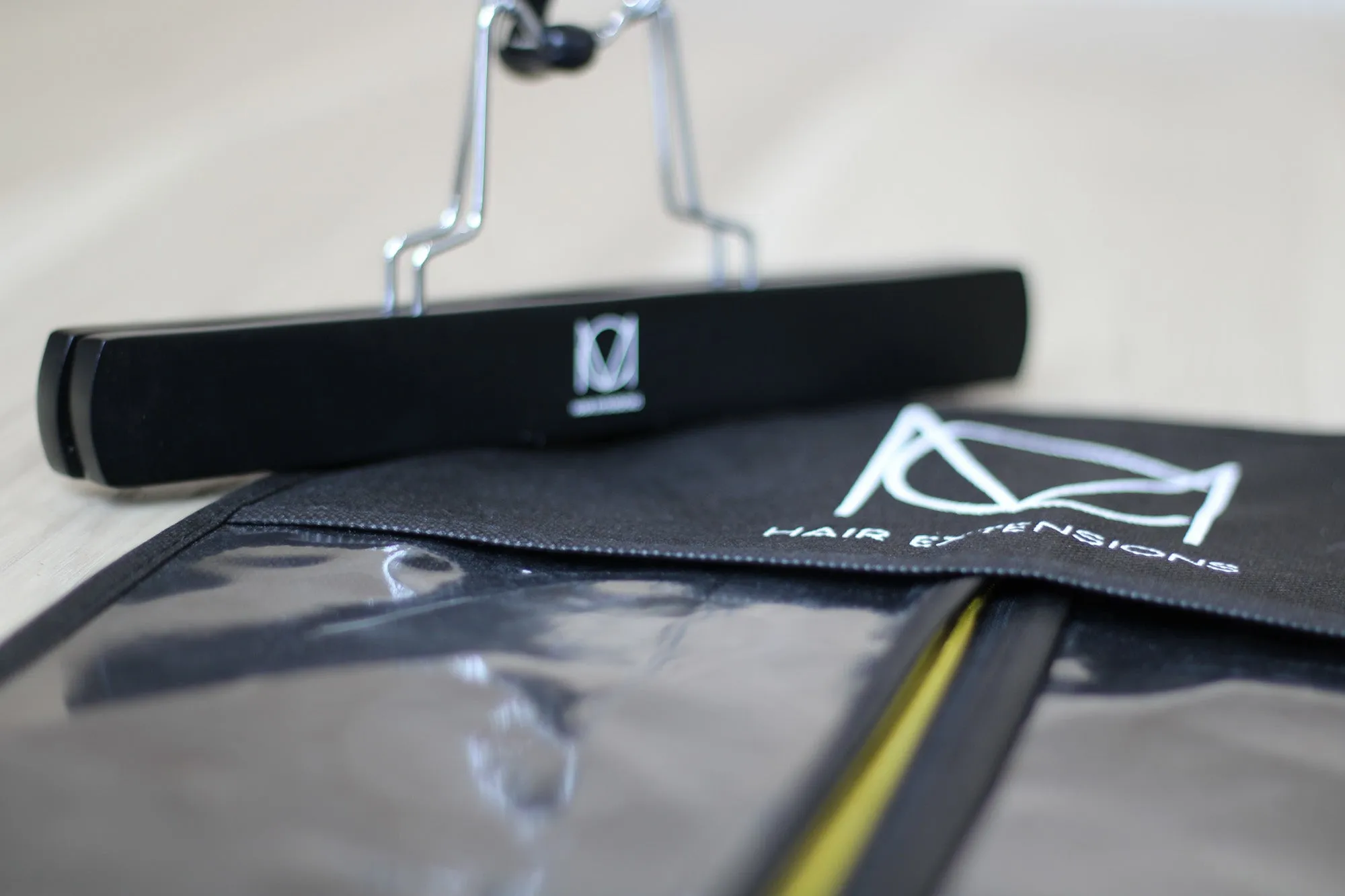 Hair Extension Display Bag with Hanger