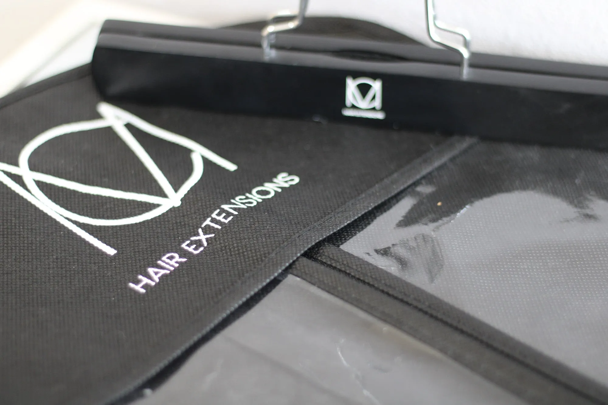 Hair Extension Display Bag with Hanger