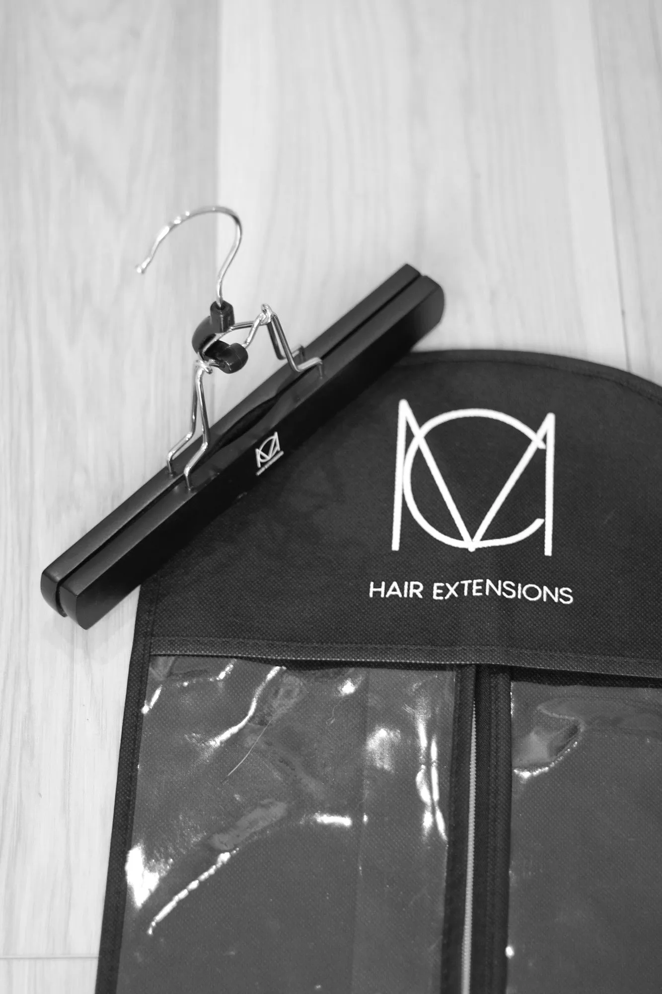 Hair Extension Display Bag with Hanger