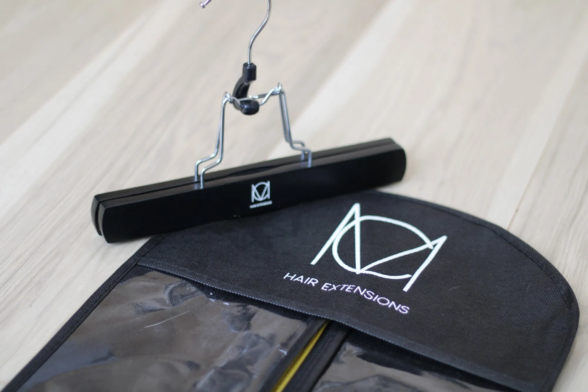 Hair Extension Display Bag with Hanger
