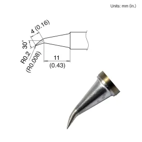 Hakko T22-J02 Angled Tip Soldering Tip
