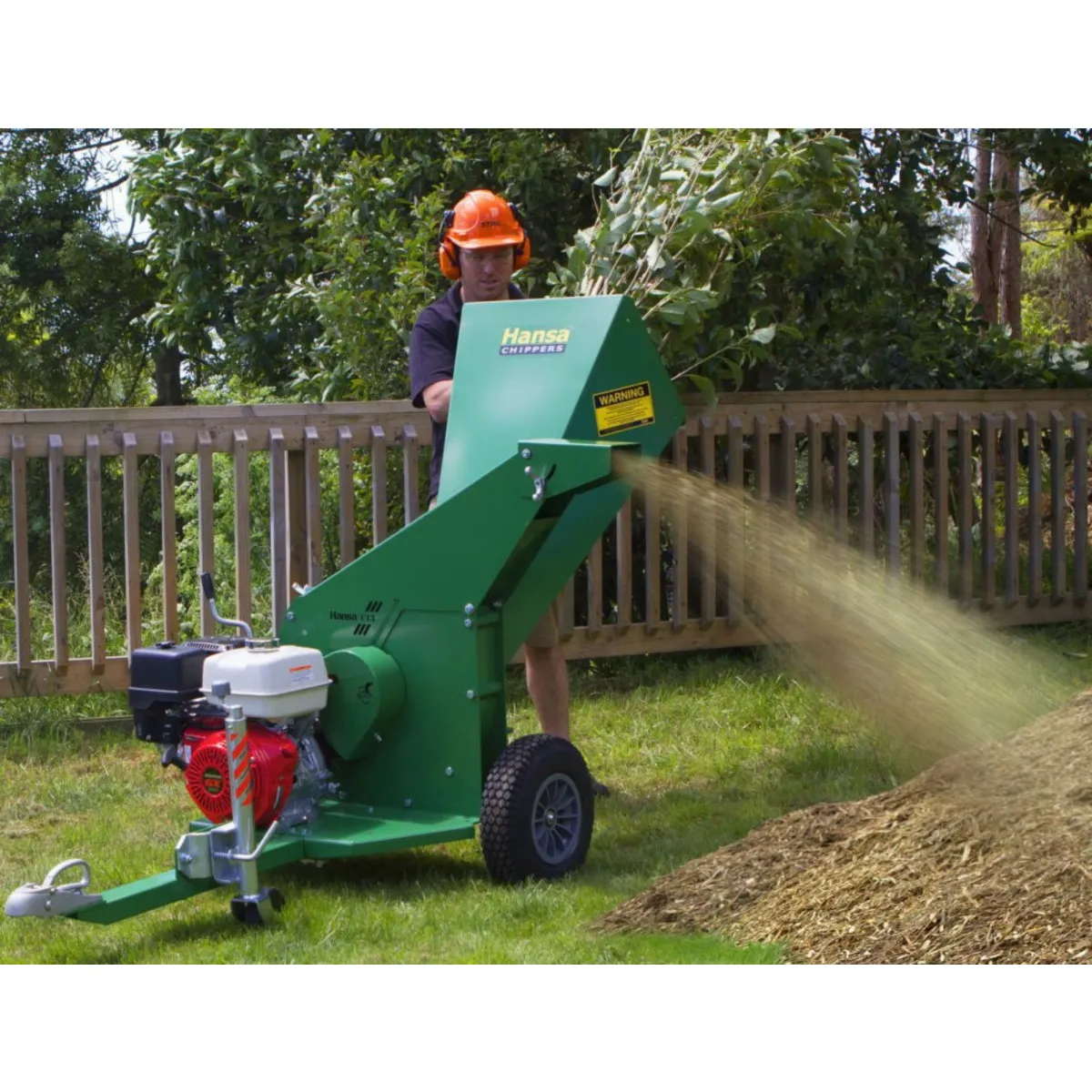 Hansa C13 Leg Mounted Petrol Chipper