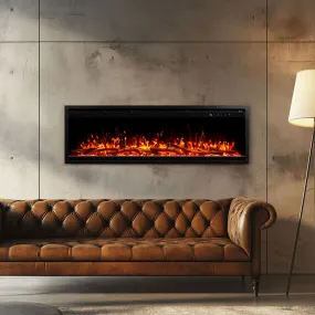 Harmony 1500W 47 inch Recessed / Wall Mounted Electric Fireplace