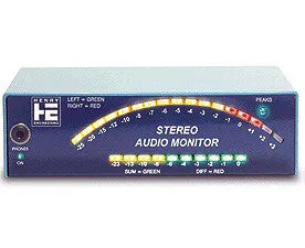 Henry Engineering Stereo Audio Monitor Digital/Analog Stereo Level & Phase Meter