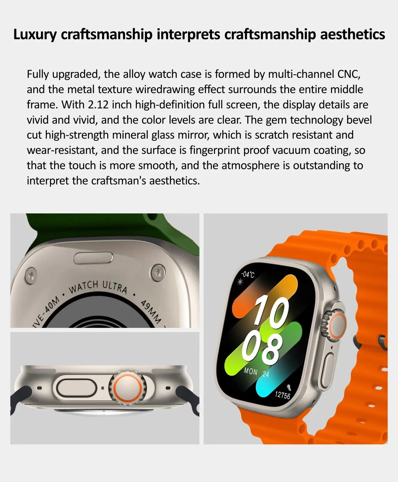 Series 8 HK8 Pro Max Smart Watch with AMOLED Display