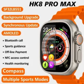 Series 8 HK8 Pro Max Smart Watch with AMOLED Display
