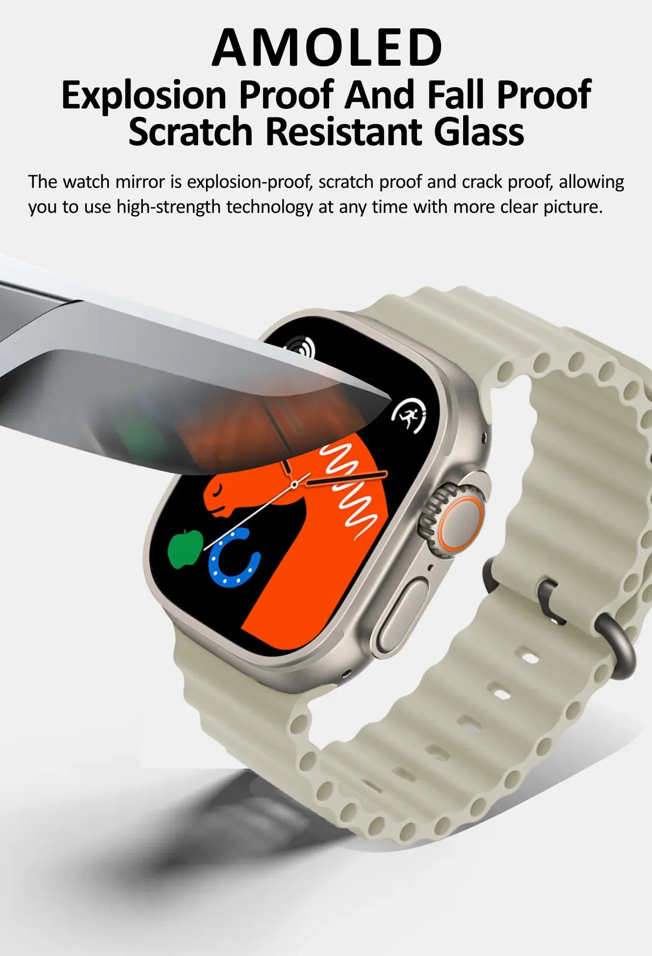 Series 8 HK8 Pro Max Smart Watch with AMOLED Display
