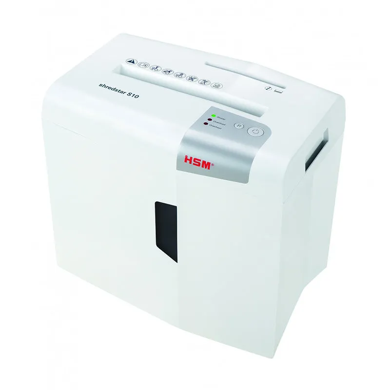 HSM Shredstar S10 Strip Cut Shredder Level 2/P-2