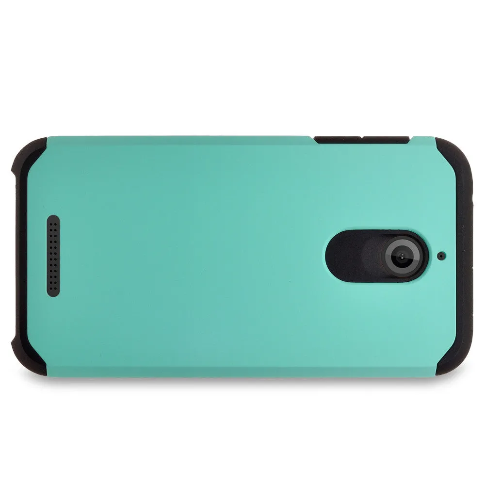 HTC Desire 510 Case, Slim Hybrid [Shock/Impact] Absorption Dual Layer Case - Teal