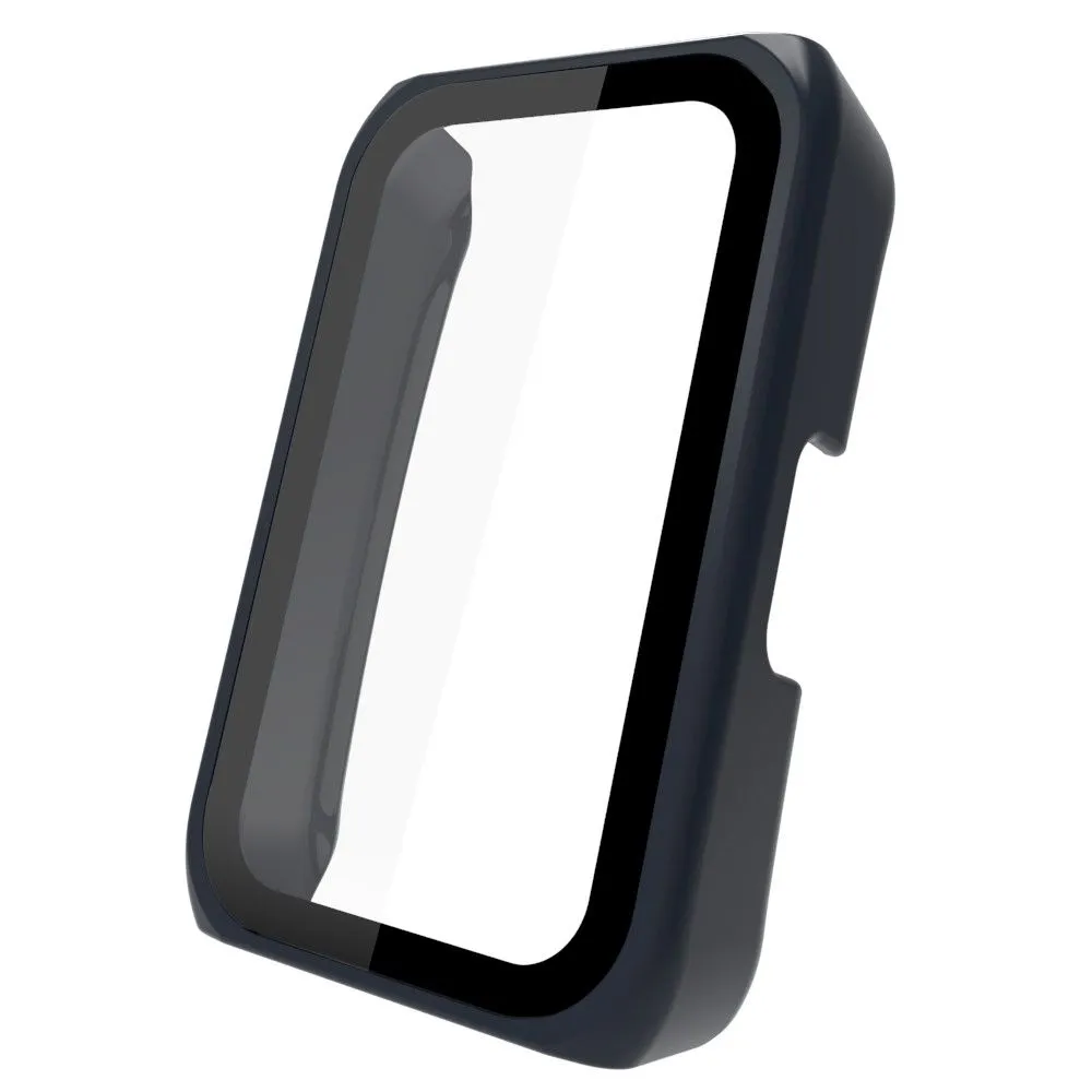 Huawei Band 7 / Honor Band 6 cover with tempered glass screen protector - Dark Blue