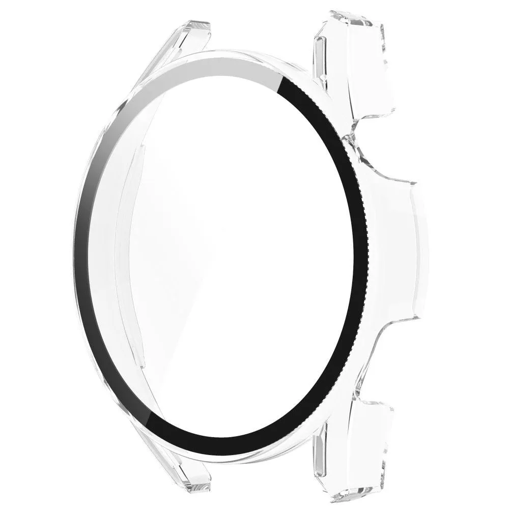 Huawei Watch GT 3 (46mm) TPU frame   tempered glass screen protector - Transparent
