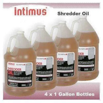 Intimus 78839 4 Gallons of Shredder Oil (case of 4 x 1 gallon jugs)
