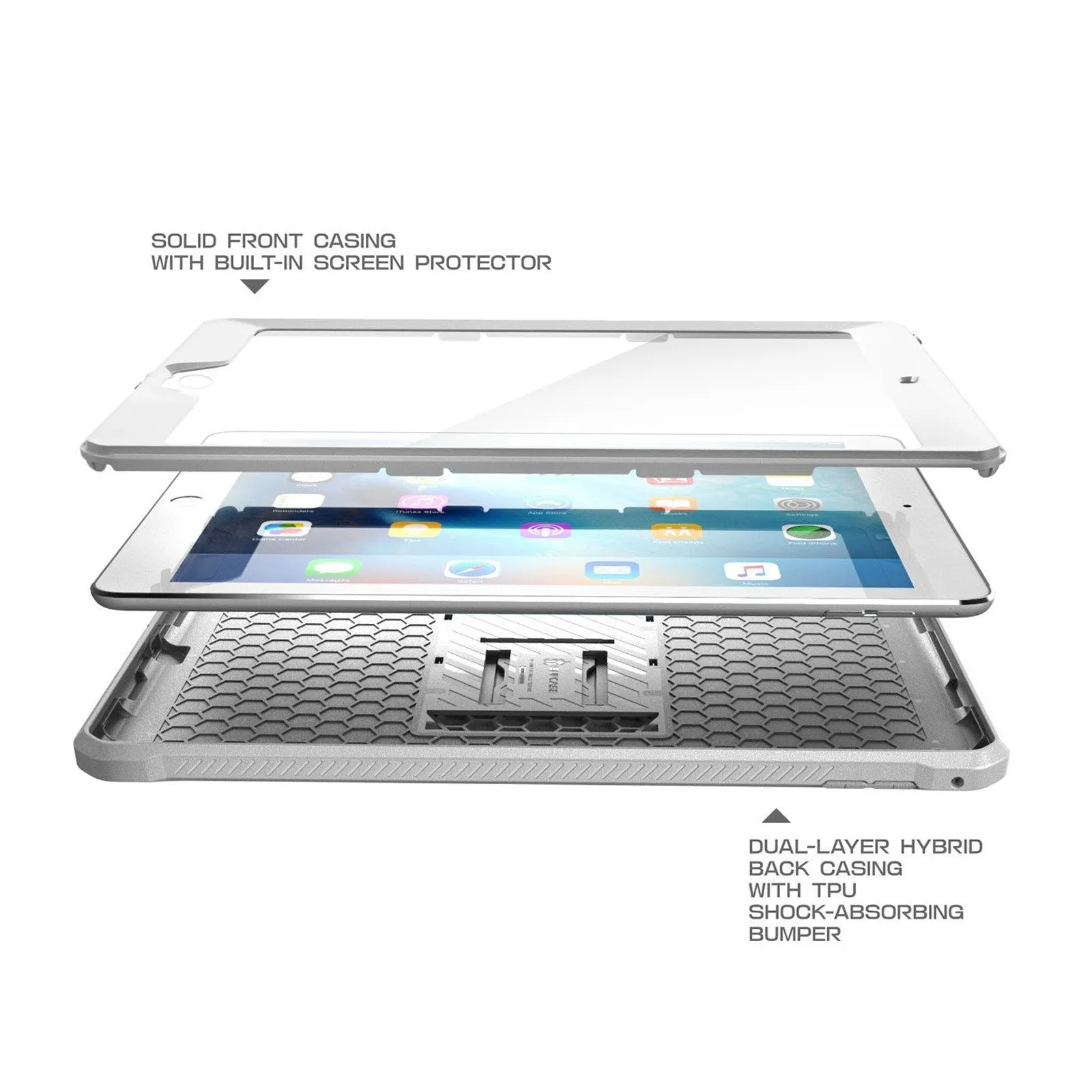 iPad 9.7 inch Unicorn Beetle Pro Full-Body Case(open box)-White