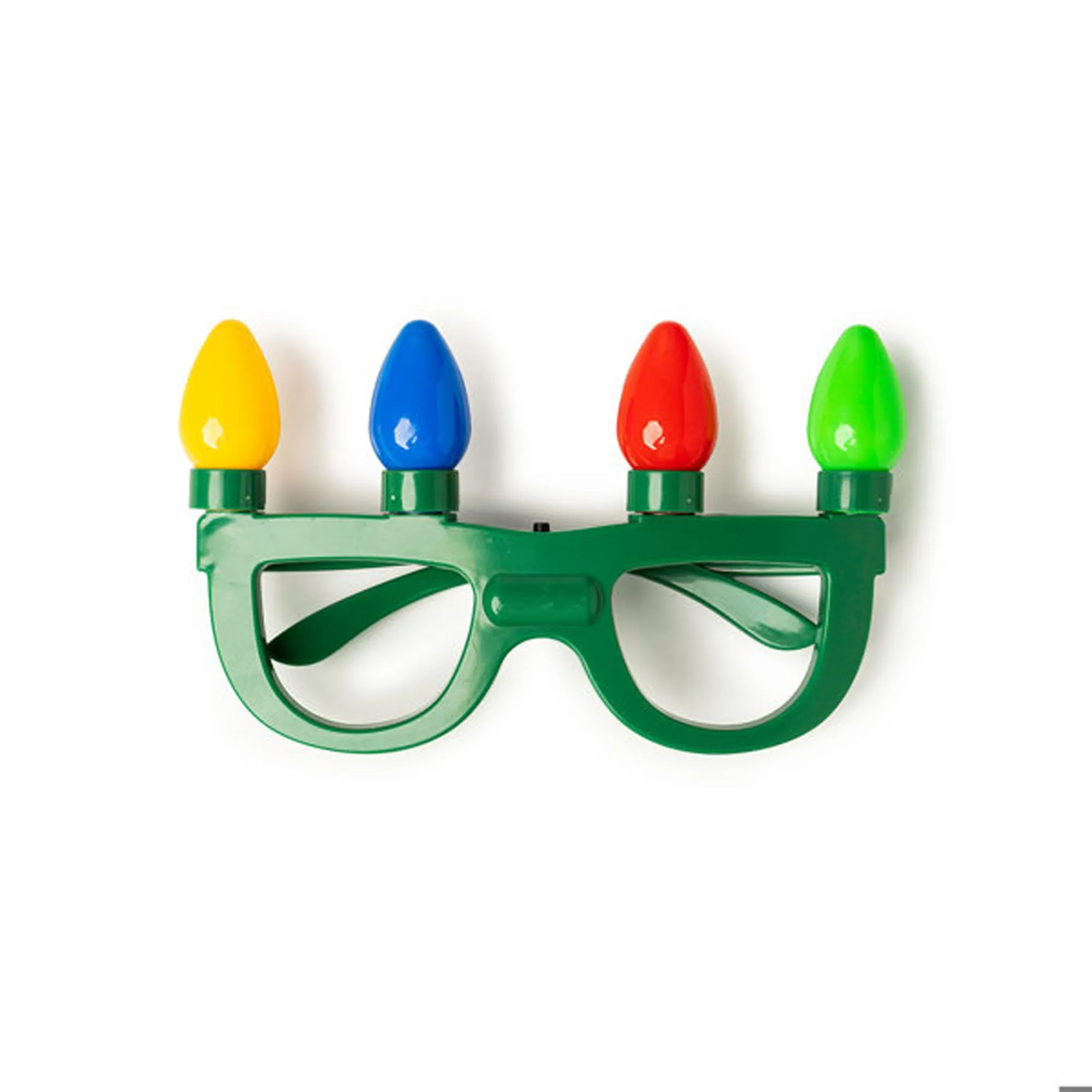 Jumbo Christmas Flashing Glasses, 1 Count