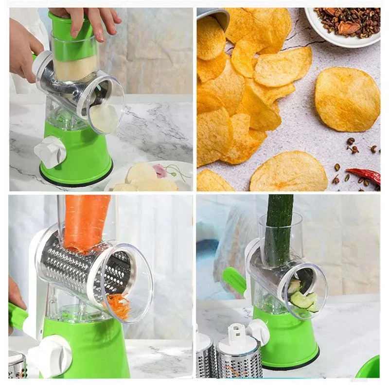 Kitchen rubbing mashing garlic grinding roller potato shredder shredder squeezing vegetable grater peeling pulling garlic shredd
