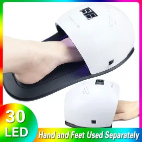 Lamp nail dryer manicure device