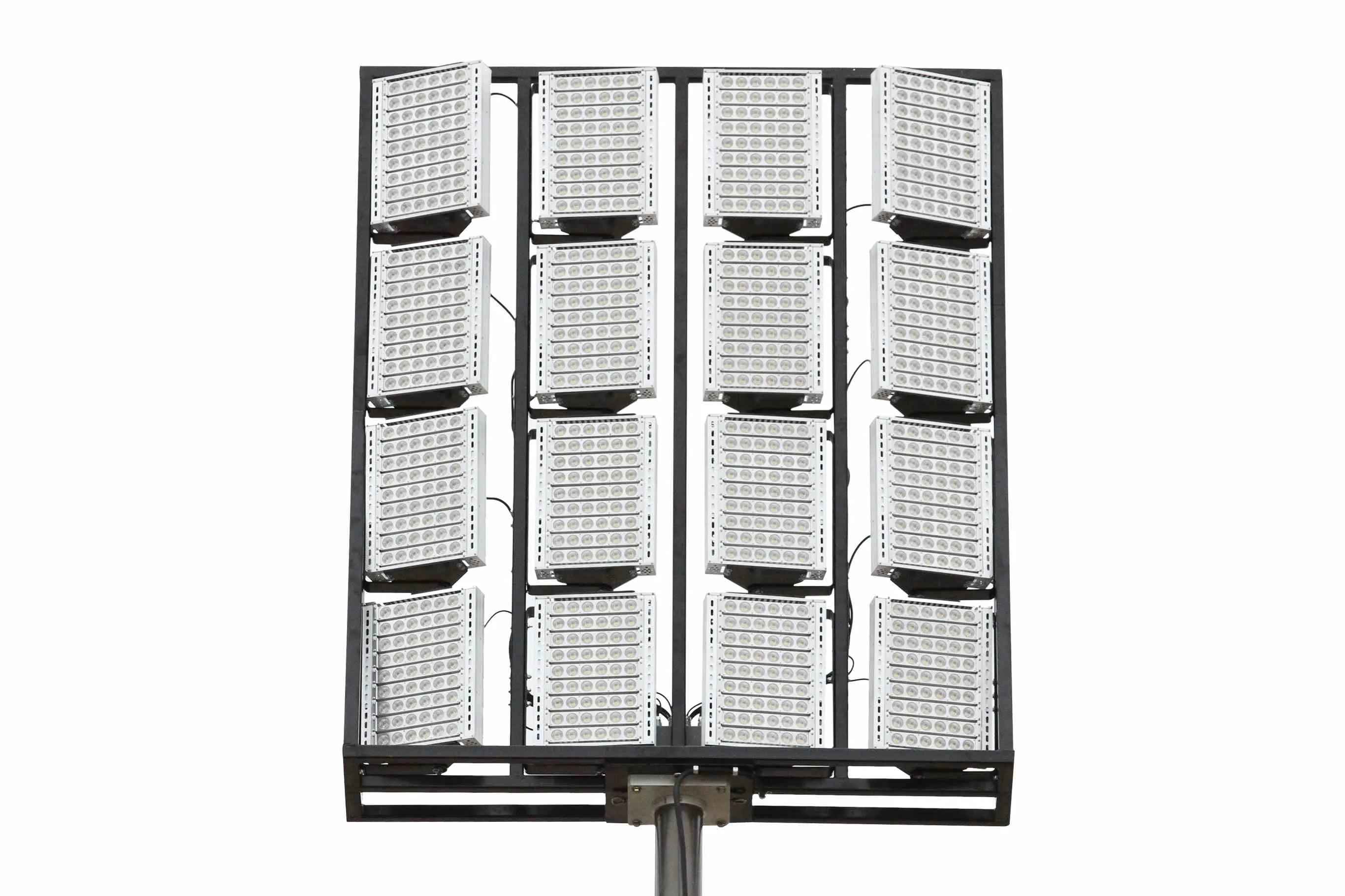 Larson Electronics 112' Hydraulic Megatower™ Light Plant - 33' Trailer - (20) 500W LED Fixtures - 20KW Genset
