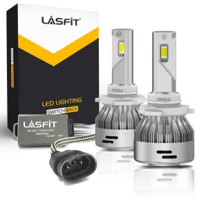 Lasfit LD Plus Switchback 9005 HB3 LED Bulbs Flip Chip 60W 2 Modes | 2 Bulbs