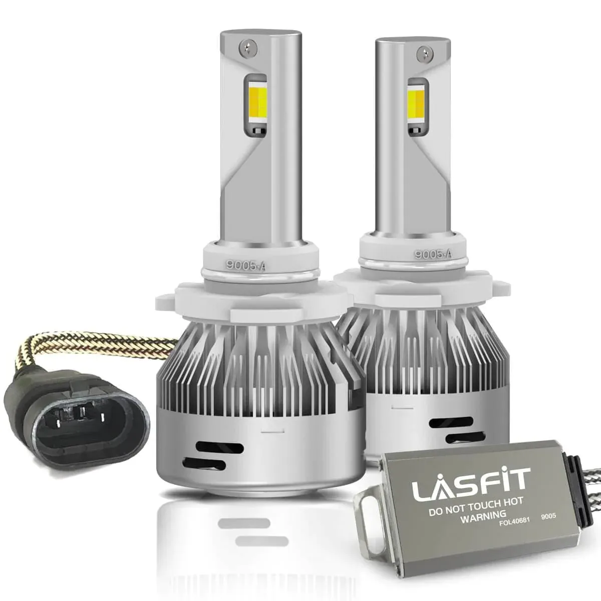 Lasfit LD Plus Switchback 9005 HB3 LED Bulbs Flip Chip 60W 2 Modes | 2 Bulbs