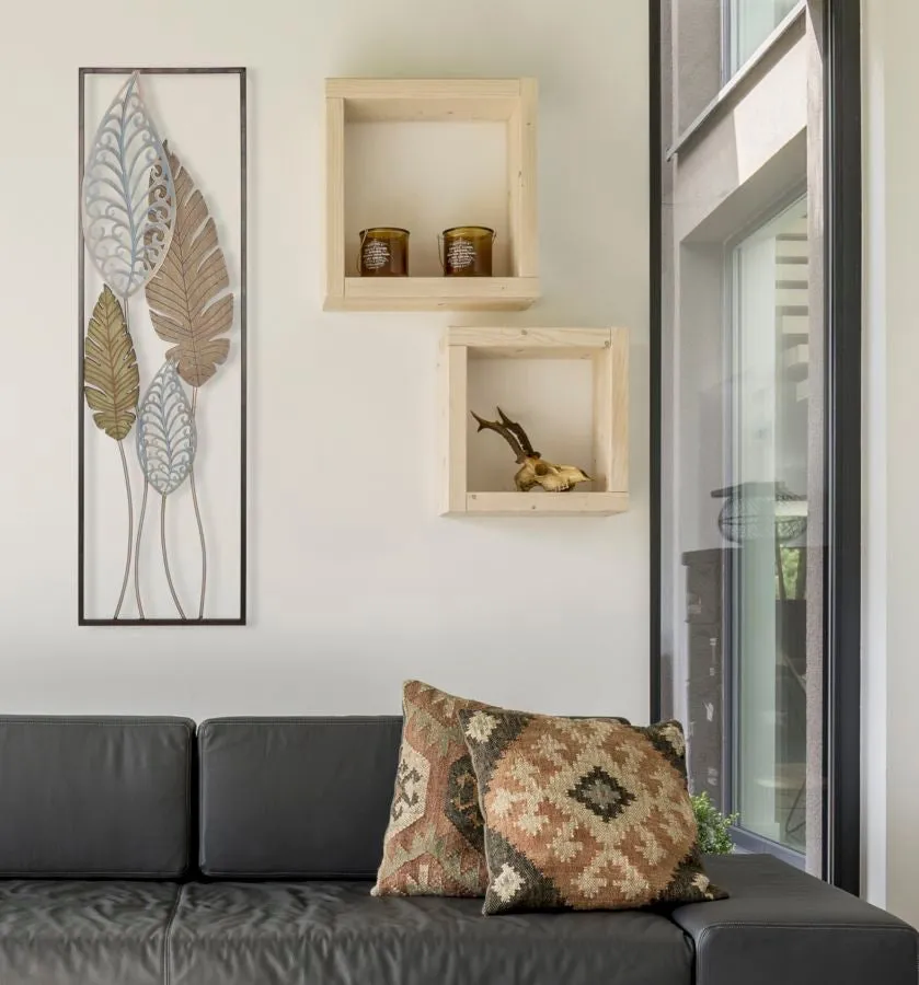 Leaf Metallic Wall Decor