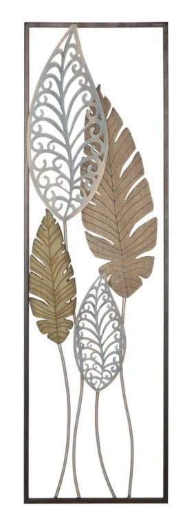 Leaf Metallic Wall Decor