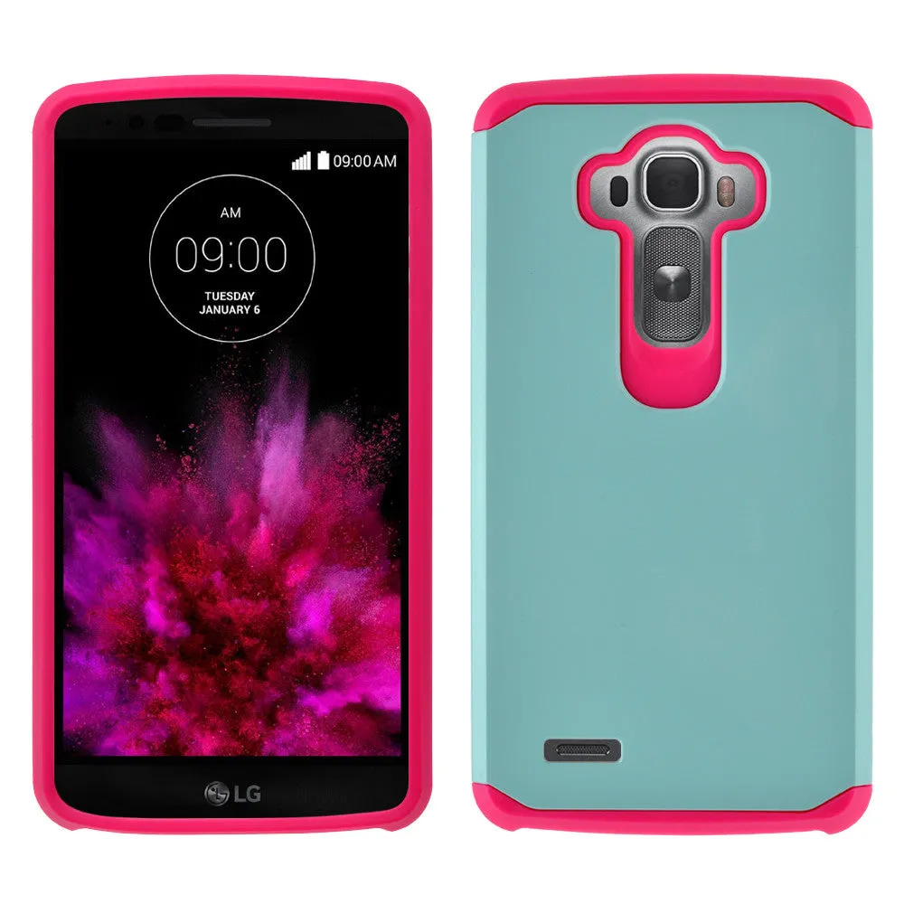 LG G4 Case, Slim Hybrid [Shock/Impact] Absorption Dual Layer Case - Teal