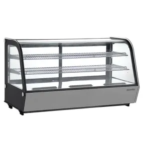 Marchia MDC261 48” Countertop Refrigerated Curved Glass Bakery Display Case with LED Lighting