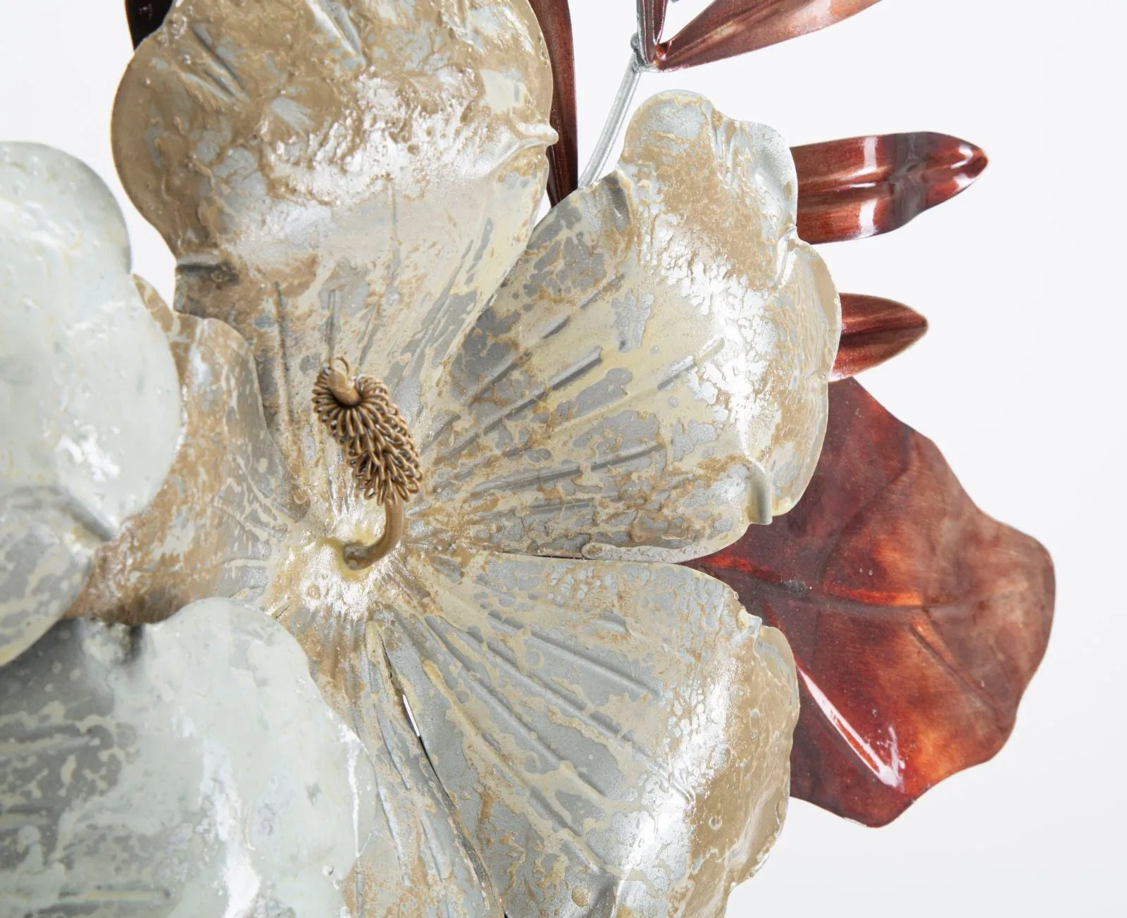 Metallic Flowers Modern Wall decor